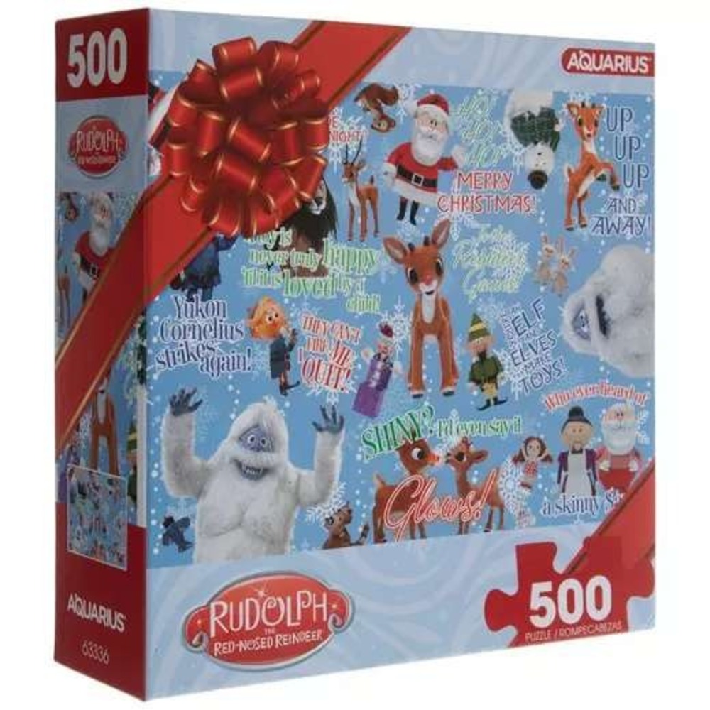 Aquarius Rudolph Red Nosed Reindeer 500 Piece Christmas Jigsaw Puzzle‎